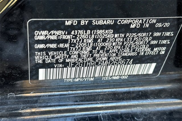 2021 Subaru Crosstrek Sport