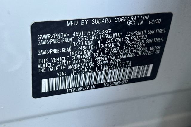 2021 Subaru Forester Sport