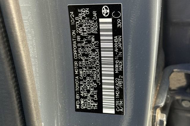 2024 Toyota Prius Prime SE