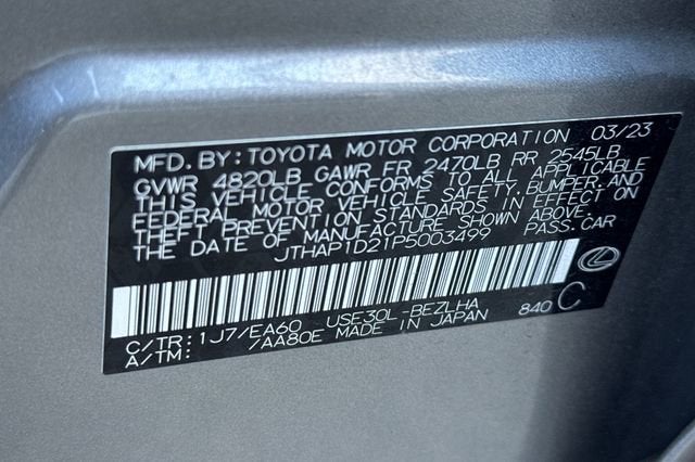 2023 Lexus IS IS 500 F SPORT Performance