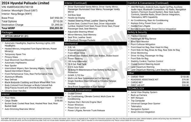 2024 Hyundai Palisade Limited