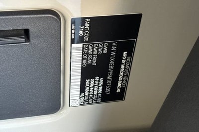2021 Mercedes-Benz Sprinter Cargo Van NA