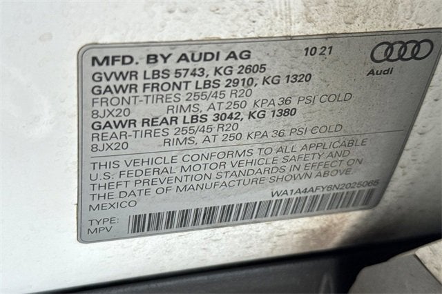 2022 Audi SQ5 Premium