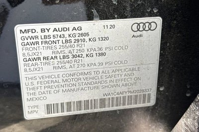 2021 Audi SQ5 Prestige